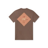 Southern Marsh Men's Bandana Best Friend Tee in Washed Dark Shale back view