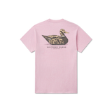 Southern Marsh Men's Vintage Duck Decoy Tee in Washed Camelia front