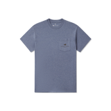 Southern Marsh Men's Vintage Duck Decoy Tee in Washed Slate front