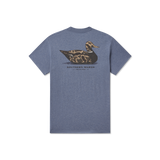 Southern Marsh Men's Vintage Duck Decoy Tee in Washed Slate back