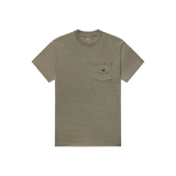 Southern Marsh Men's Mallard Sighting Seawash Tee in Dark Olive