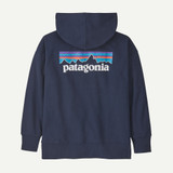 Patagonia Kids' Hoody Sweatshirt New Navy detail