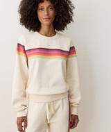 Marine Layer Women's Cloud 9 Anytime Wool Pullover in Antique White