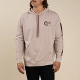 Sendero Provisions Co. Men's Cowboy Country Club Hoodie Sand full view