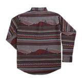 Sendero Provisions Co. Boquillas Long Sleeve Shirt Sonora Red back