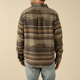 The Sendero Provisions Co. Men's Boquillas Long Sleeve Shirt in Sonora Brown