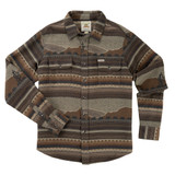 Sendero Provisions Co. Boquillas Long Sleeve Shirt Sonora Brown front detail