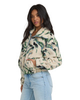 Billabong Women's Barra Half Zip Fleece Jacket