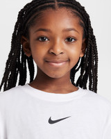 Nike Girls' Femme Sport Short Sleeve Top in White Nike Girls' Femme Sport Short Sleeve Top in White
