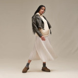 UGG Women's Classic Hoodie in Sand Heather