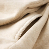 UGG Women's Classic Hoodie in Sand Heather back view