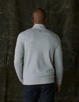 The Normal Brand Men's Puremeso Weekend Quarter Zip in Athletic Grey