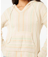 Rip Curl Girl's Revival Knit Poncho in Beige