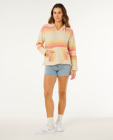 Rip Curl Girl's Revival Knit Poncho in Orange