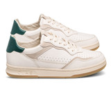 Clae Men's Haywood Sneakers in Off White and Green detail view