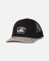 The Salty Crew Boys' Lurking Trucker Hat in Black Camo