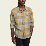 The Howler Brothers Men's Harker's Flannel in Taupe