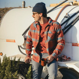 Howler Brothers Harker's Flannel Terracotta side