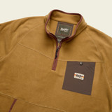 The Howler Brothers Men's Free Range Fleece Pullover in Dijon Yellow