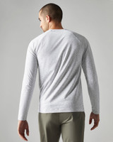 Rhone Reign Long Sleeve Tee Grey Space layered view
