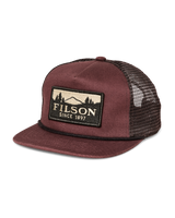 The Filson Mesh Trucker Hat in Redwood