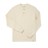 The Filson Men's Waffle Knit Henley in Sand