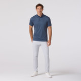 The Mizzen+Main Men's Versa Trim Polo in Navy Hollow Dot