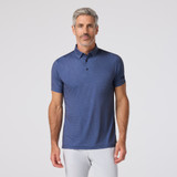 The Mizzen Main Men's Versa Trim Polo in Coastal Fjord Circle Texture