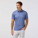 The Mizzen Main Men's Versa Trim Polo in Cobalt Par Fore