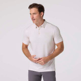 The Mizzen Main Men's Versa Trim Polo in Burnt Orange Texas Forever