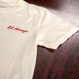 El Arroyo Marquee Tee in Ivory front view