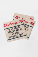 El Arroyo Marquee Cocktail Napkins My Face