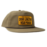 The Poncho X Lone Star Drink Lone Star Rope Hat in Tan