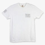 TYLER'S Comfort Color Tee White/Cool Grey front