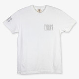 TYLER'S Comfort Color Tee White/Cool Grey front