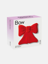 DOIY Design Bow Jewelry Box red front view