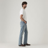 Levi's Men's 537 Western Bootcut Jeans dark indigo front view