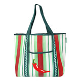 Talking Tables Chilli Bon Appetit Recycled Plastic Tote Bag Green