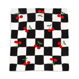 Living Royal Checker Cherries Blanket Living Royal Checker Cherries Blanket flat lay