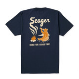 Seager Men's Smokey Tee Navy full view