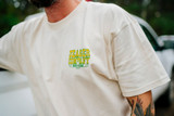 Seager Men's Rattler Tee in Vintage White front view