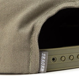 Seager Wilson Snapback Hat Stone Grey side view