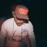 Seager Wilson Snapback Hat Brown back view