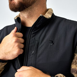 Burlebo Men's Sherpa Jacket in Rocky Mountain Camo front view
