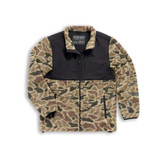 Burlebo Men's Sherpa Jacket in Rocky Mountain Camo flat lay