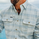 The Poncho Outdoors Men's Original Flannel in the Hilton Head Pattern