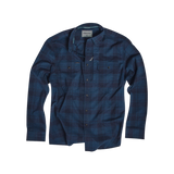 The Poncho Outdoors Men's Original Flannel in the Blue Goose Pattern