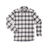Poncho Outdoors Men's Original Flannel in Half Moon pattern, front view