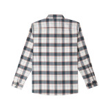 Poncho Outdoors Men's Original Flannel in Half Moon pattern, back view
