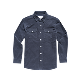 Poncho Outdoors Corduroy Long Sleeve Shirt Barton Springs flat lay